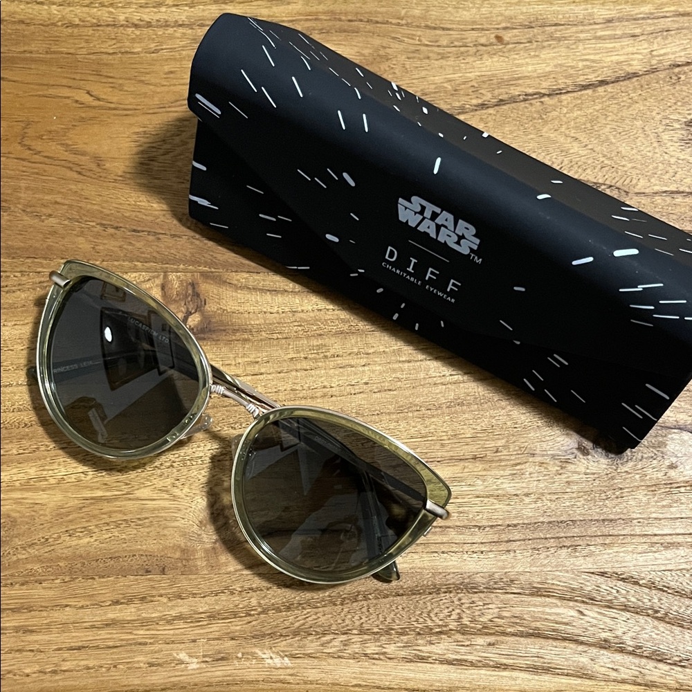 Green and Gold Sunglasses